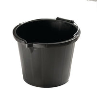 AIRFLOW 3 GALLON HEAVY DUTY BUILDERS BUCKET (Black)