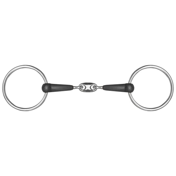 DOUBLE JOINTED RUBBER SNAFFLE