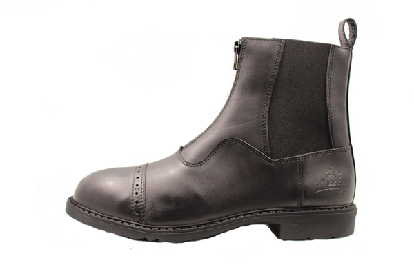 MACKEY OAK ZIP PADDOCK BOOTS (Black)